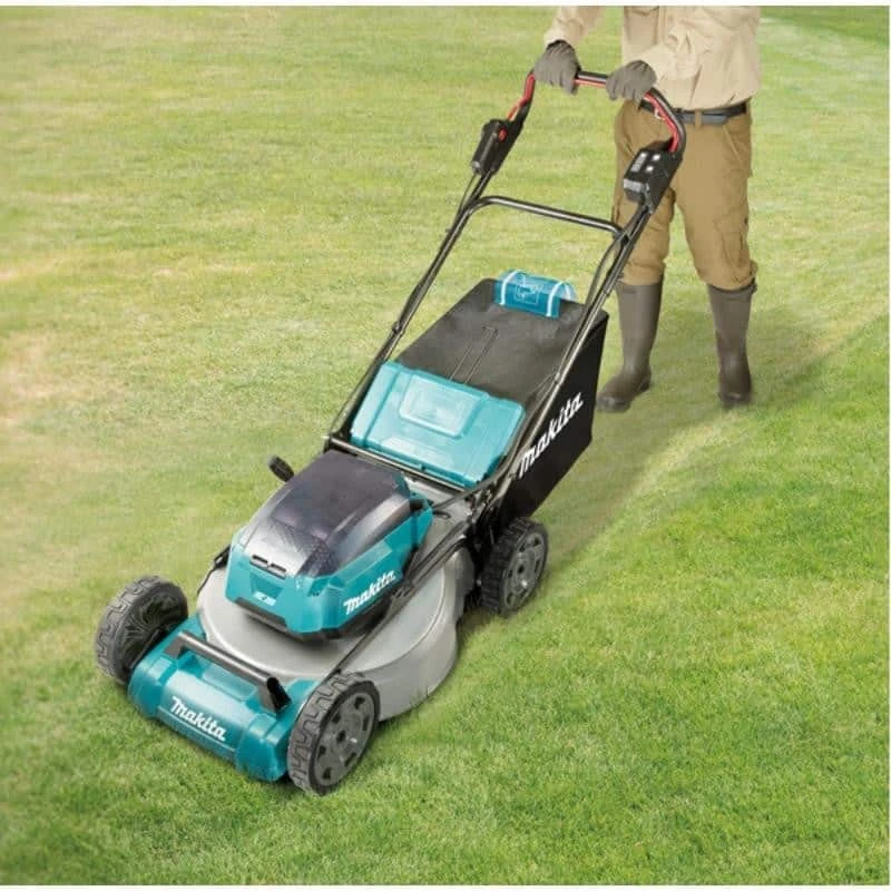 Tondeuse électrique MAKITA Tondeuse 36 V 2 X 18 V Li-Ion 53.4 Cm (4 Batteries) - DLM530PT4 4 Tondeuse électrique MAKITA Tondeuse 36 V 2 X 18 V Li-Ion 53.4 Cm (4 Batteries) - DLM530PT4 – Image 2