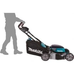 Tondeuse électrique MAKITA Tondeuse Auto-tractée 36 V 2 X 18 V Li-Ion 5 Ah (4 Batteries) - DLM532PT4 -Forêt Jardin Soldes Magasin makita tondeuse auto tractee 36 v 2 x 18 v li ion 5 ah 4 batteries dlm532pt4 2