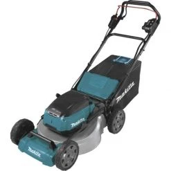 Tondeuse électrique MAKITA Tondeuse Auto-tractée 36 V 2 X 18 V Li-Ion 5 Ah (4 Batteries) - DLM532PT4