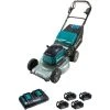 Tondeuse électrique MAKITA Tondeuse Auto-tractée 36 V 2 X 18 V Li-Ion 5 Ah (4 Batteries) -DLM533PT4 -Forêt Jardin Soldes Magasin makita tondeuse auto tractee 36 v 2 x 18 v li ion 5 ah 4 batteries dlm533pt4